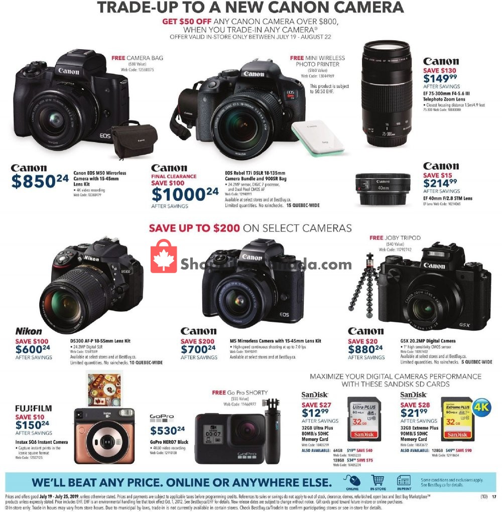 Best Buy flyer from Friday July 19, 2019 to Thursday July 25, 2019 - page 17