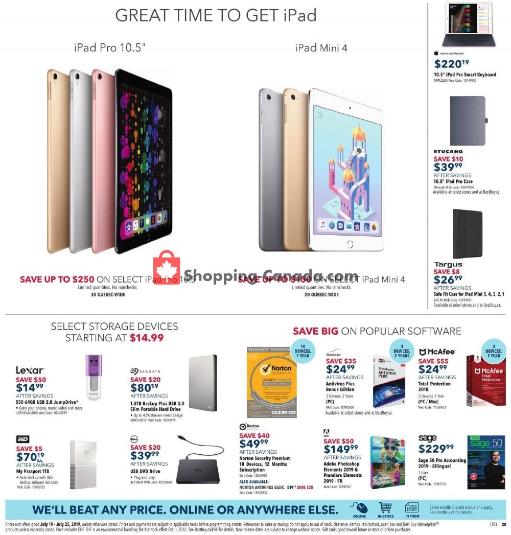 Best Buy flyer from Friday July 19, 2019 to Thursday July 25, 2019 - page 21