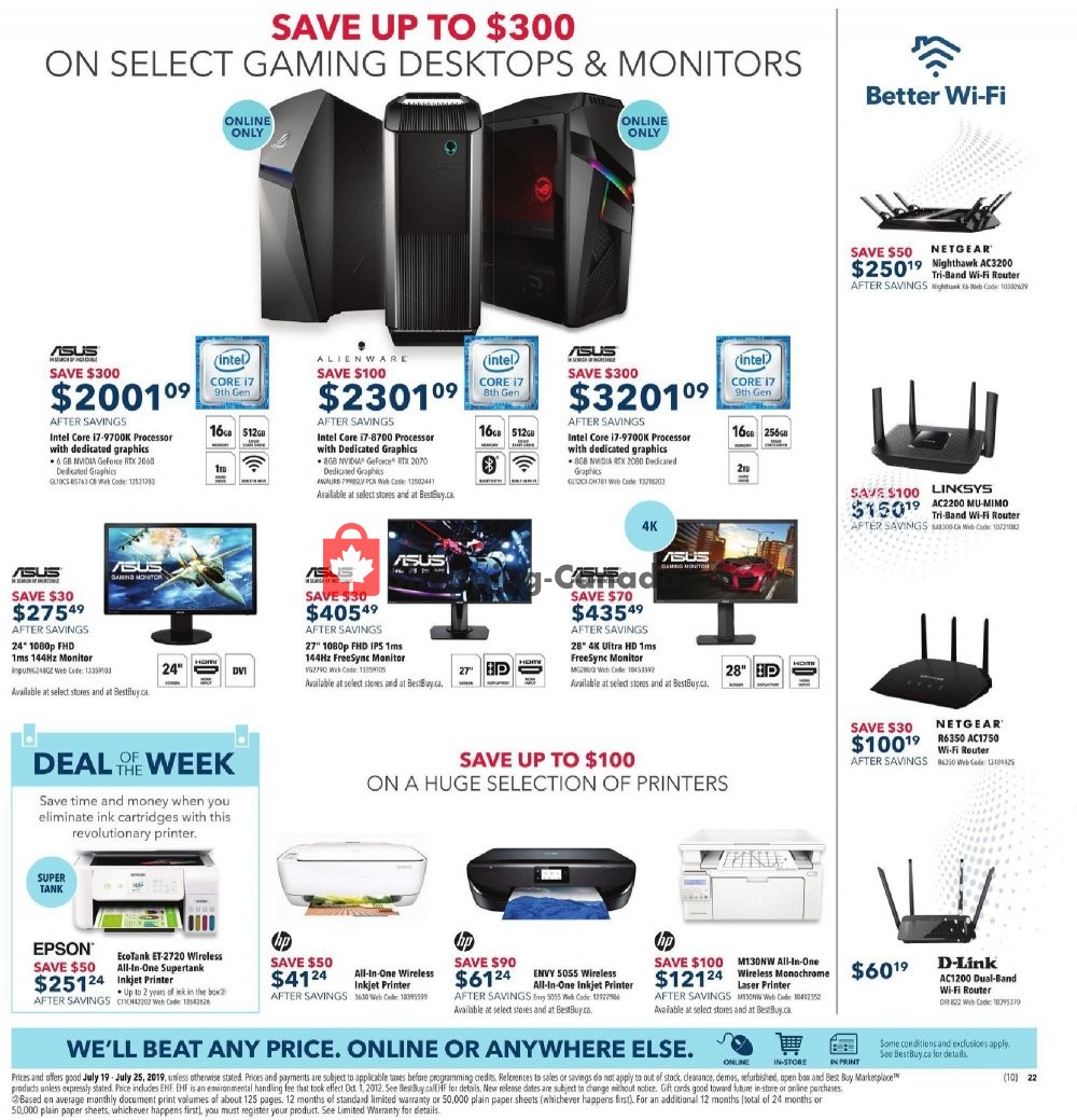Best Buy flyer from Friday July 19, 2019 to Thursday July 25, 2019 - page 23