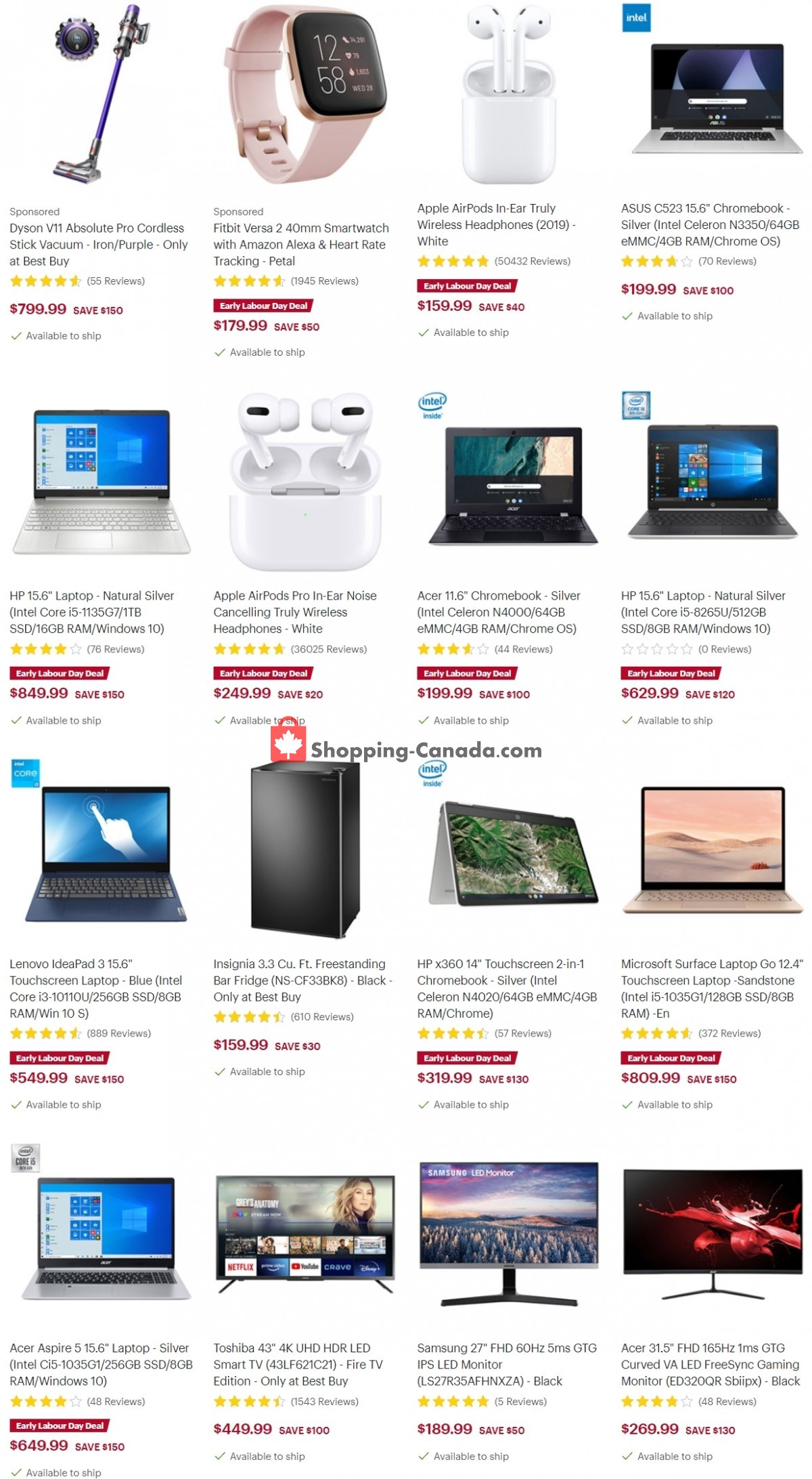 Best Buy flyer from Friday September 3, 2021 to Thursday September 9, 2021 - page 1