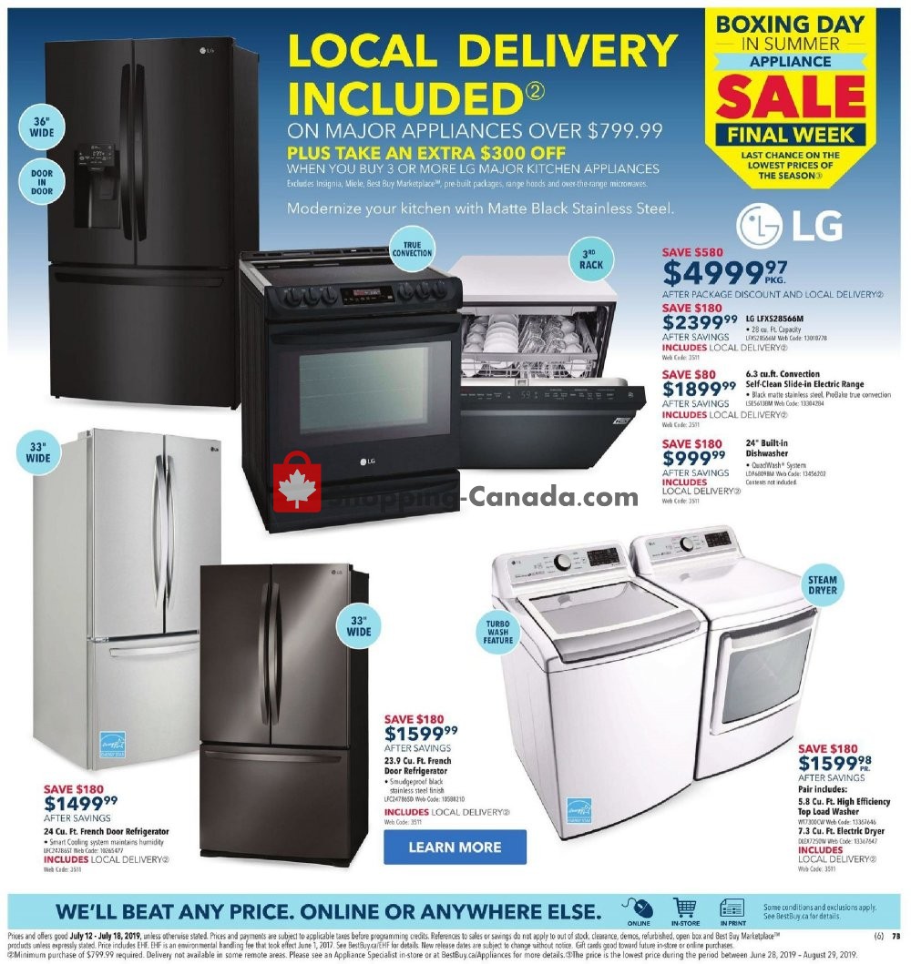 Best Buy flyer from Friday July 12, 2019 to Thursday July 18, 2019 - page 14