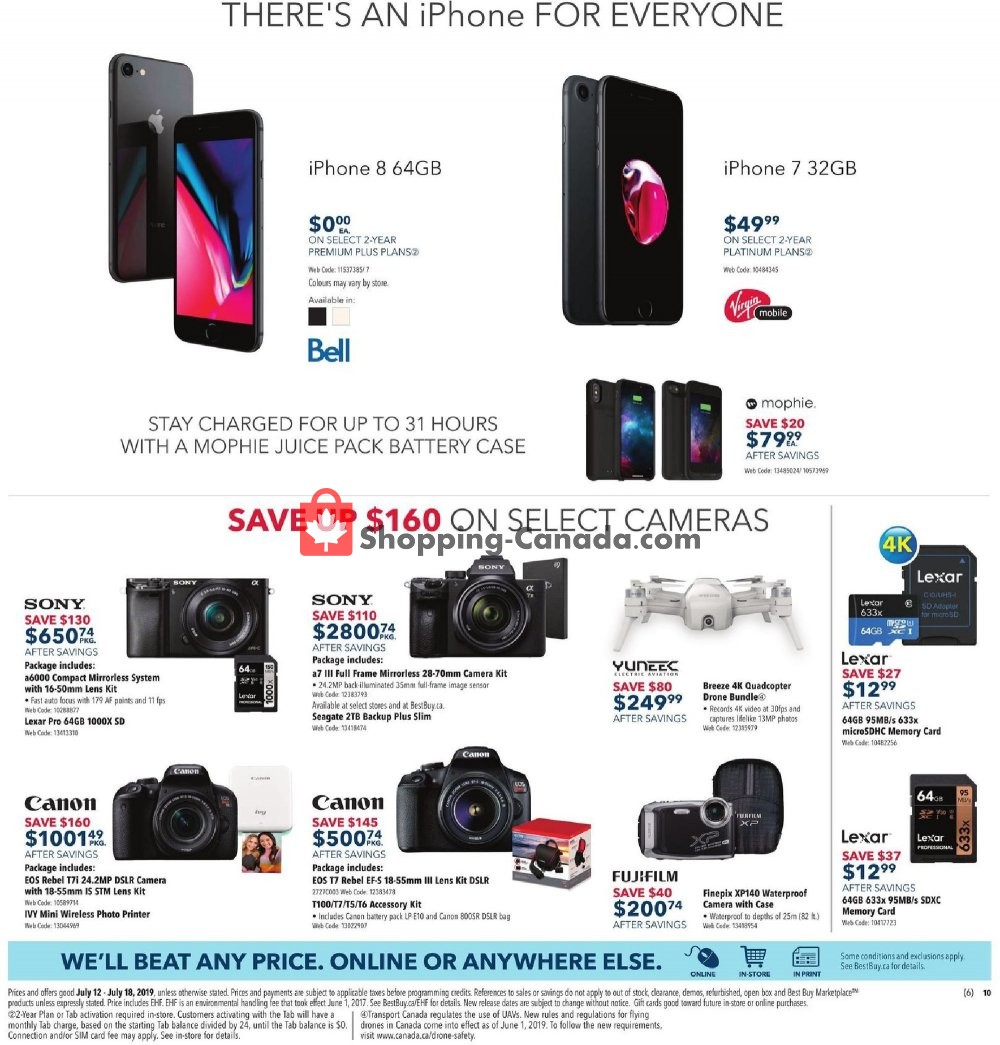 Best Buy flyer from Friday July 12, 2019 to Thursday July 18, 2019 - page 19