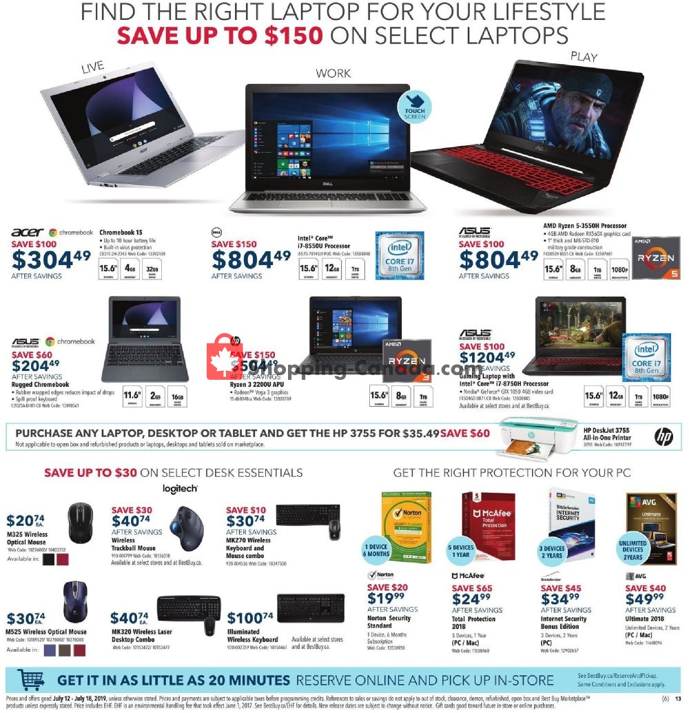 Best Buy flyer from Friday July 12, 2019 to Thursday July 18, 2019 - page 29