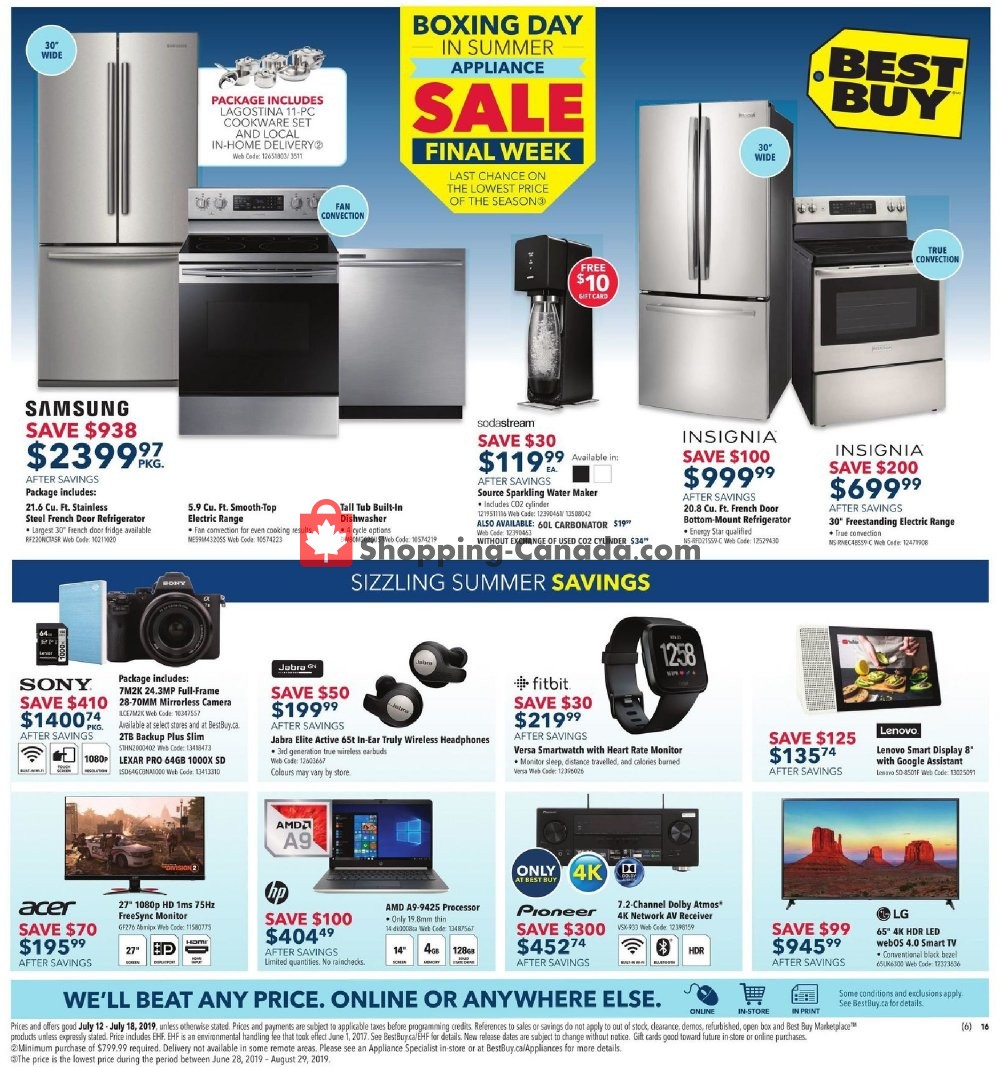 Best Buy flyer from Friday July 12, 2019 to Thursday July 18, 2019 - page 3