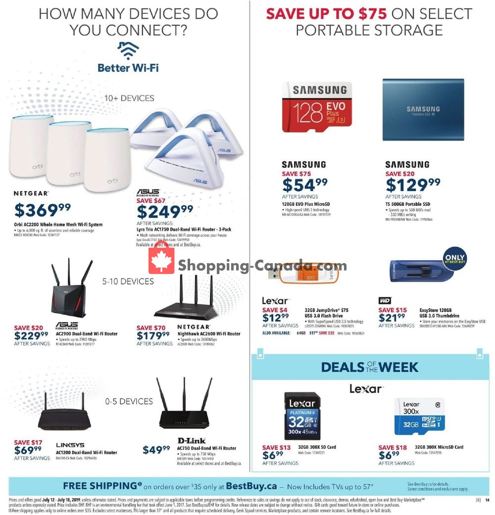 Best Buy flyer from Friday July 12, 2019 to Thursday July 18, 2019 - page 30