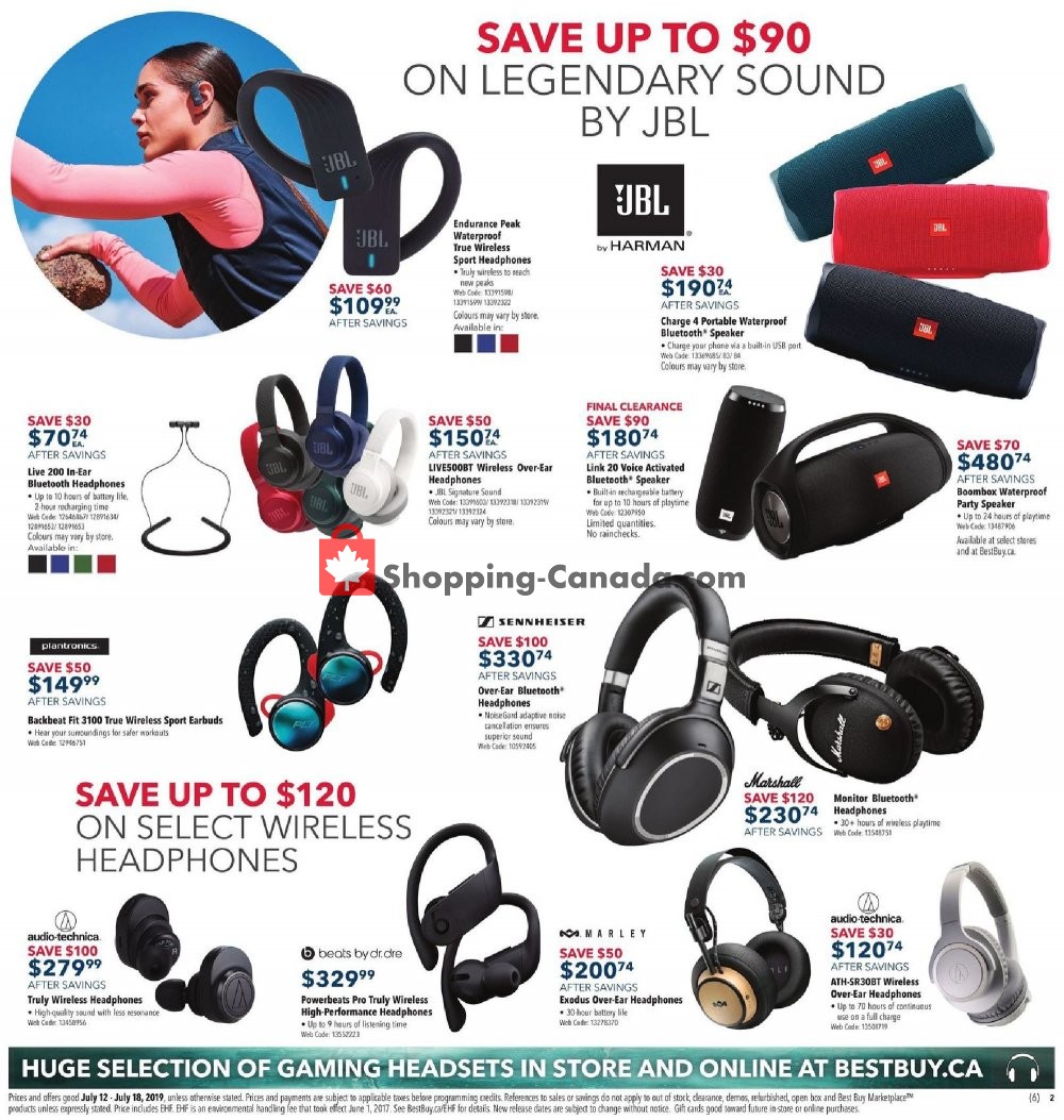 Best Buy flyer from Friday July 12, 2019 to Thursday July 18, 2019 - page 4