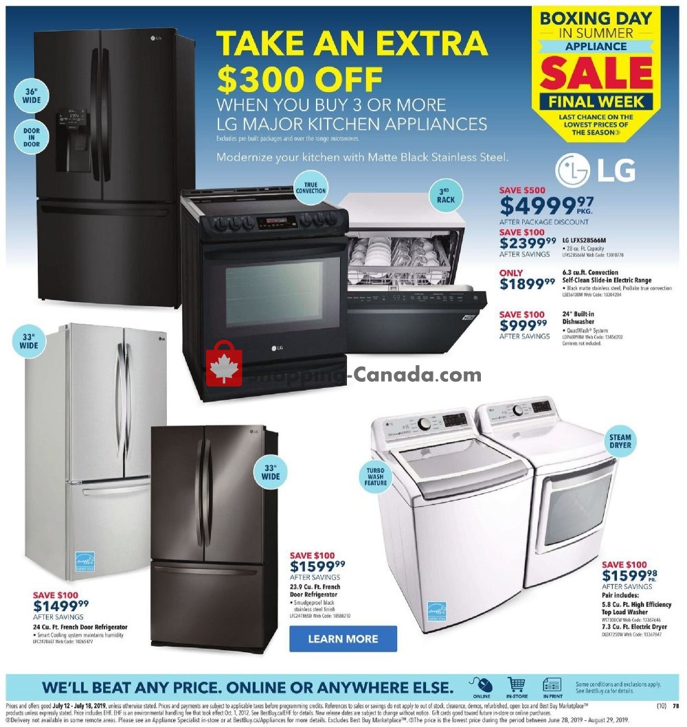 Best Buy flyer from Friday July 12, 2019 to Thursday July 18, 2019 - page 14