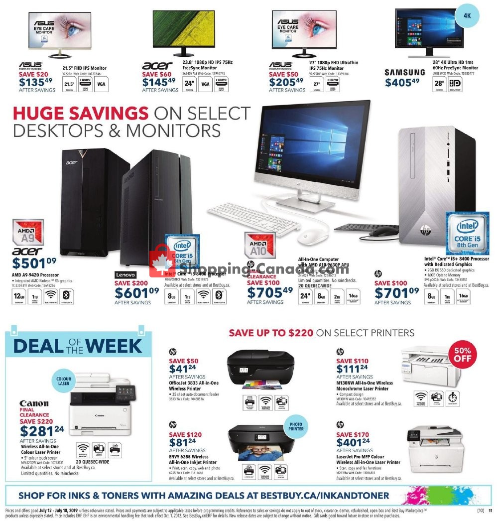 Best Buy flyer from Friday July 12, 2019 to Thursday July 18, 2019 - page 22