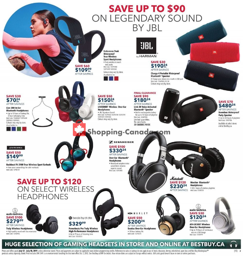 Best Buy flyer from Friday July 12, 2019 to Thursday July 18, 2019 - page 4
