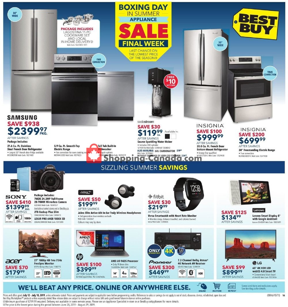 Best Buy flyer from Friday July 12, 2019 to Thursday July 18, 2019 - page 3