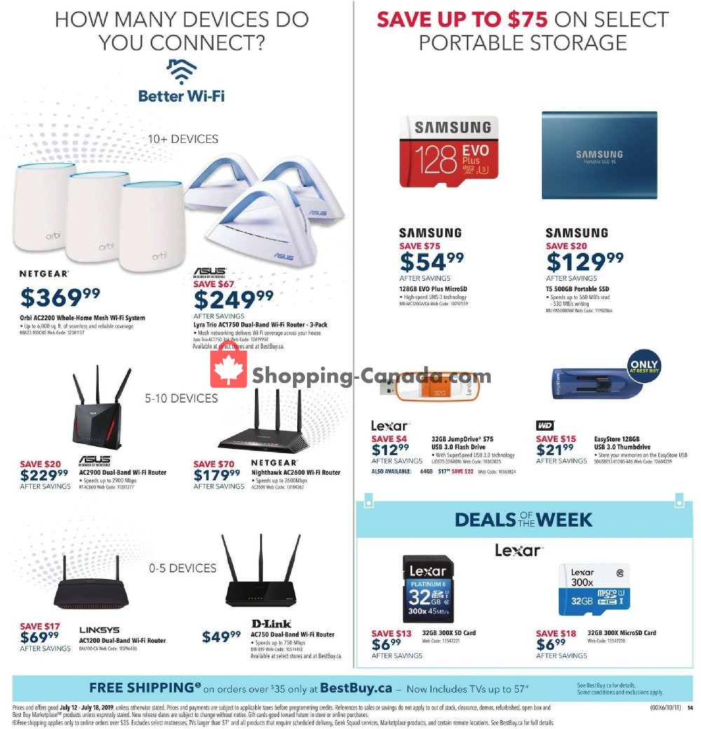 Best Buy flyer from Friday July 12, 2019 to Thursday July 18, 2019 - page 30