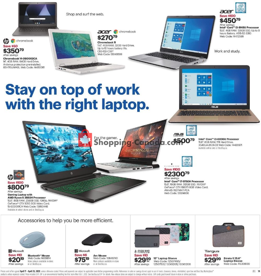 Best Buy flyer from Friday April 17, 2020 to Thursday April 23, 2020 - page 12
