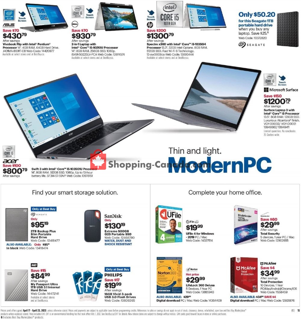 Best Buy flyer from Friday April 17, 2020 to Thursday April 23, 2020 - page 13