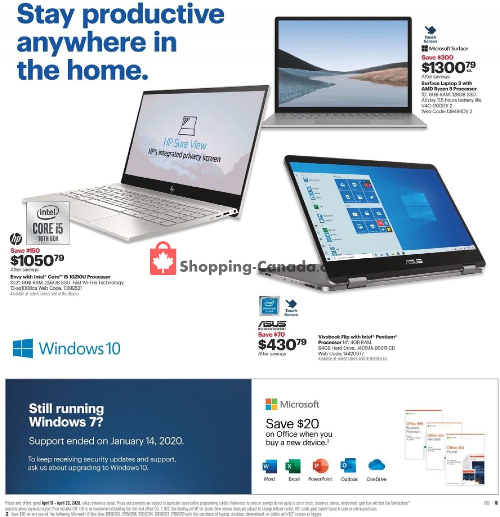Best Buy flyer from Friday April 17, 2020 to Thursday April 23, 2020 - page 14