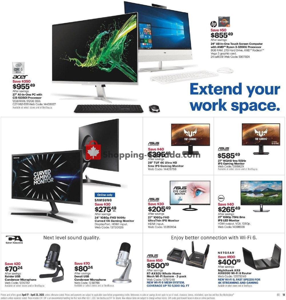 Best Buy flyer from Friday April 17, 2020 to Thursday April 23, 2020 - page 16