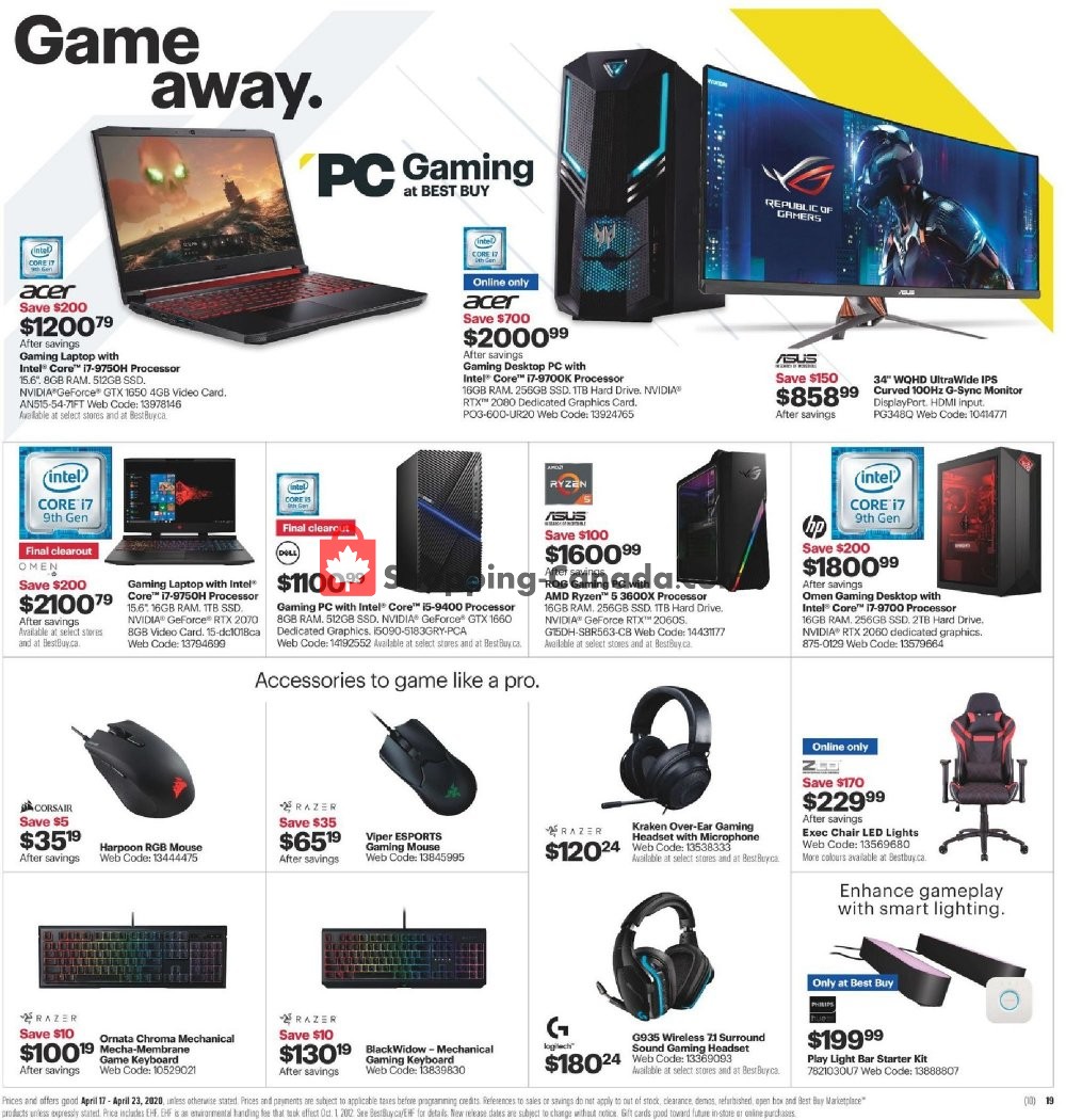 Best Buy flyer from Friday April 17, 2020 to Thursday April 23, 2020 - page 17