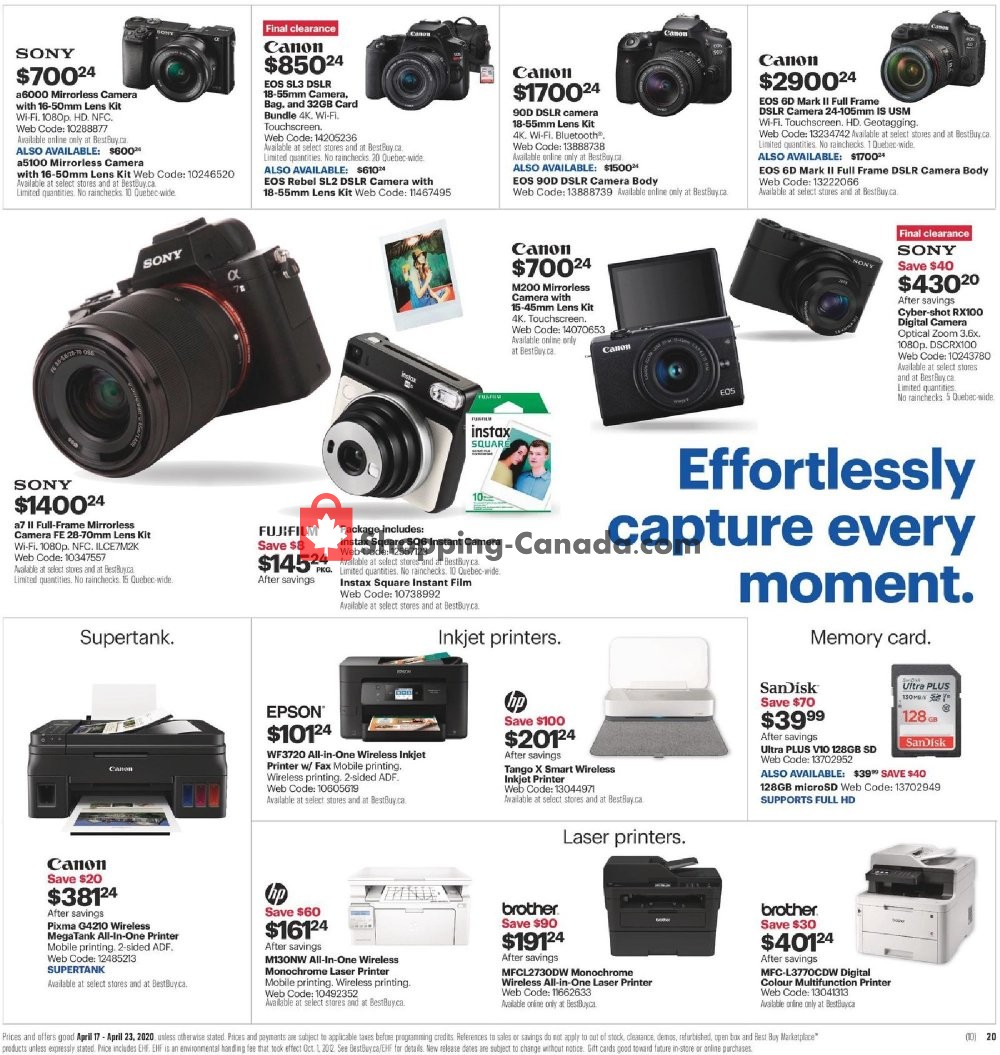 Best Buy flyer from Friday April 17, 2020 to Thursday April 23, 2020 - page 19