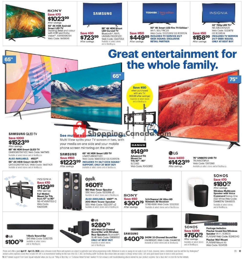 Best Buy flyer from Friday April 17, 2020 to Thursday April 23, 2020 - page 9