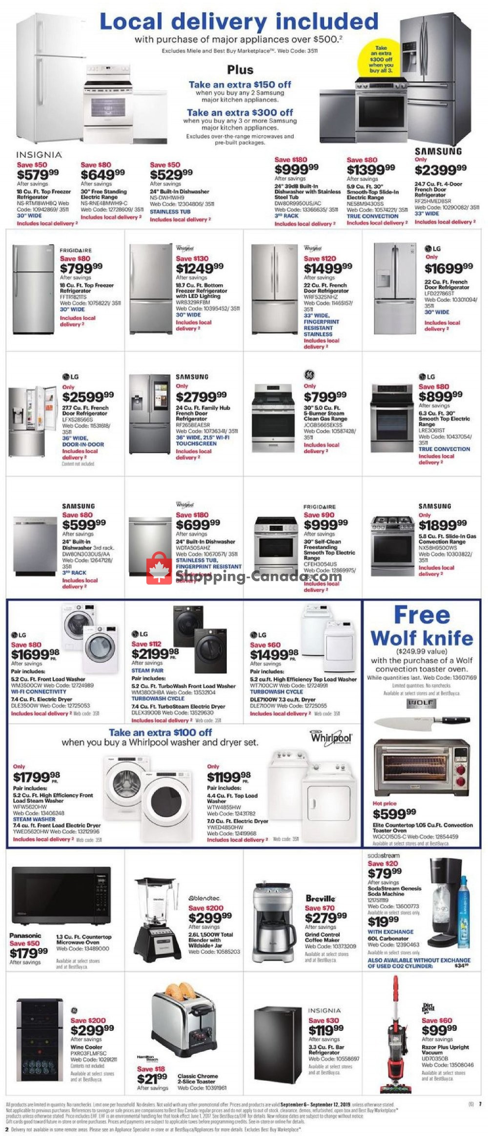 Best Buy flyer from Friday September 6, 2019 to Thursday September 12, 2019 - page 21