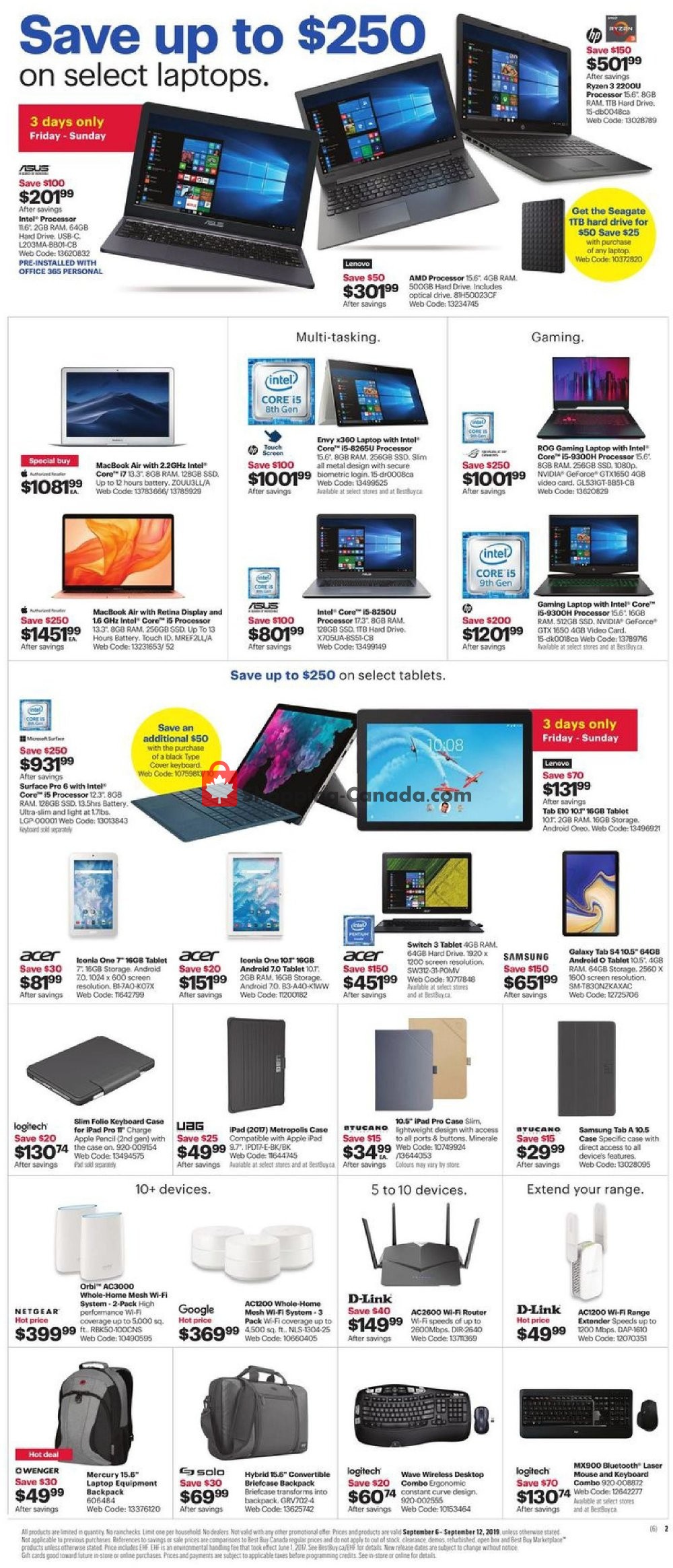 Best Buy flyer from Friday September 6, 2019 to Thursday September 12, 2019 - page 4