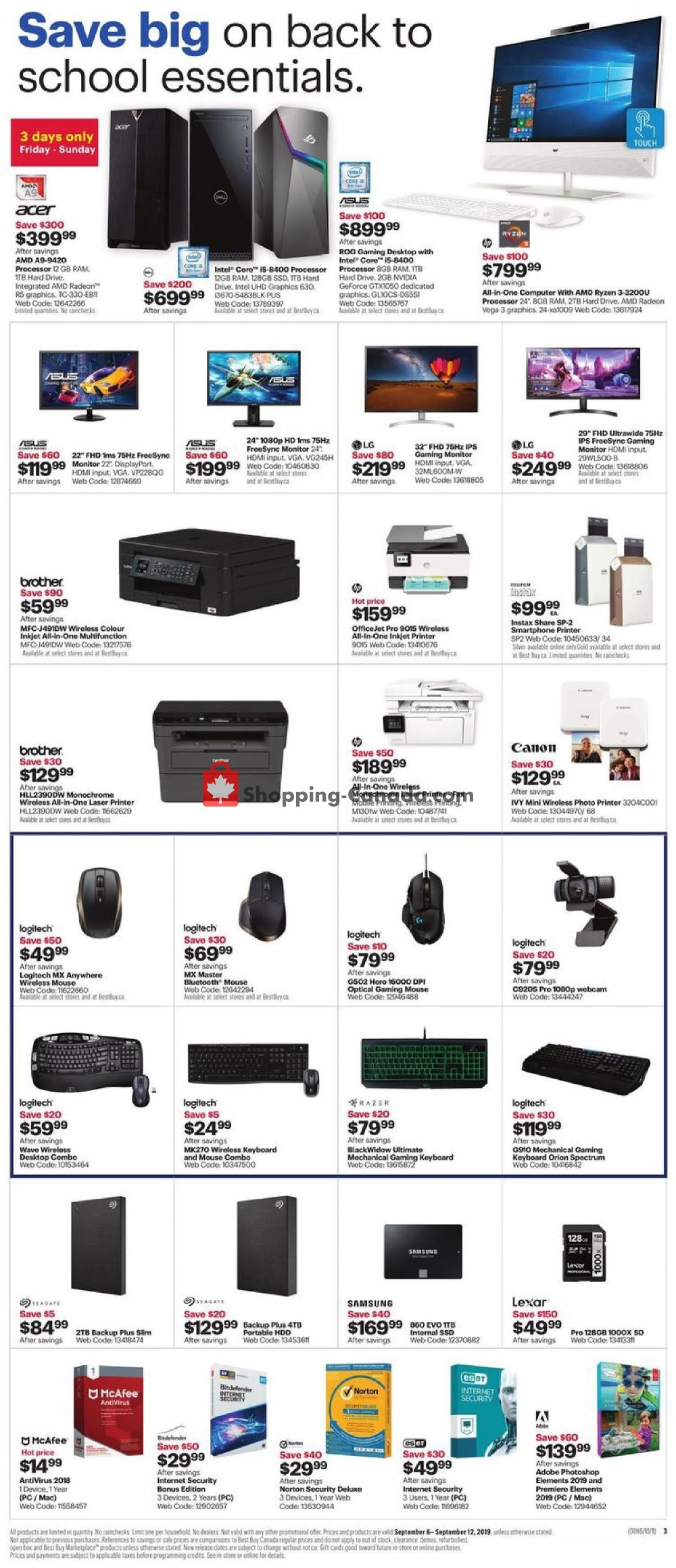Best Buy flyer from Friday September 6, 2019 to Thursday September 12, 2019 - page 10