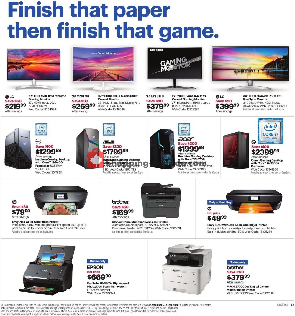 Best Buy flyer from Friday September 6, 2019 to Thursday September 12, 2019 - page 11