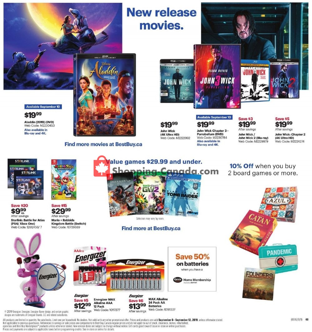 Best Buy flyer from Friday September 6, 2019 to Thursday September 12, 2019 - page 14