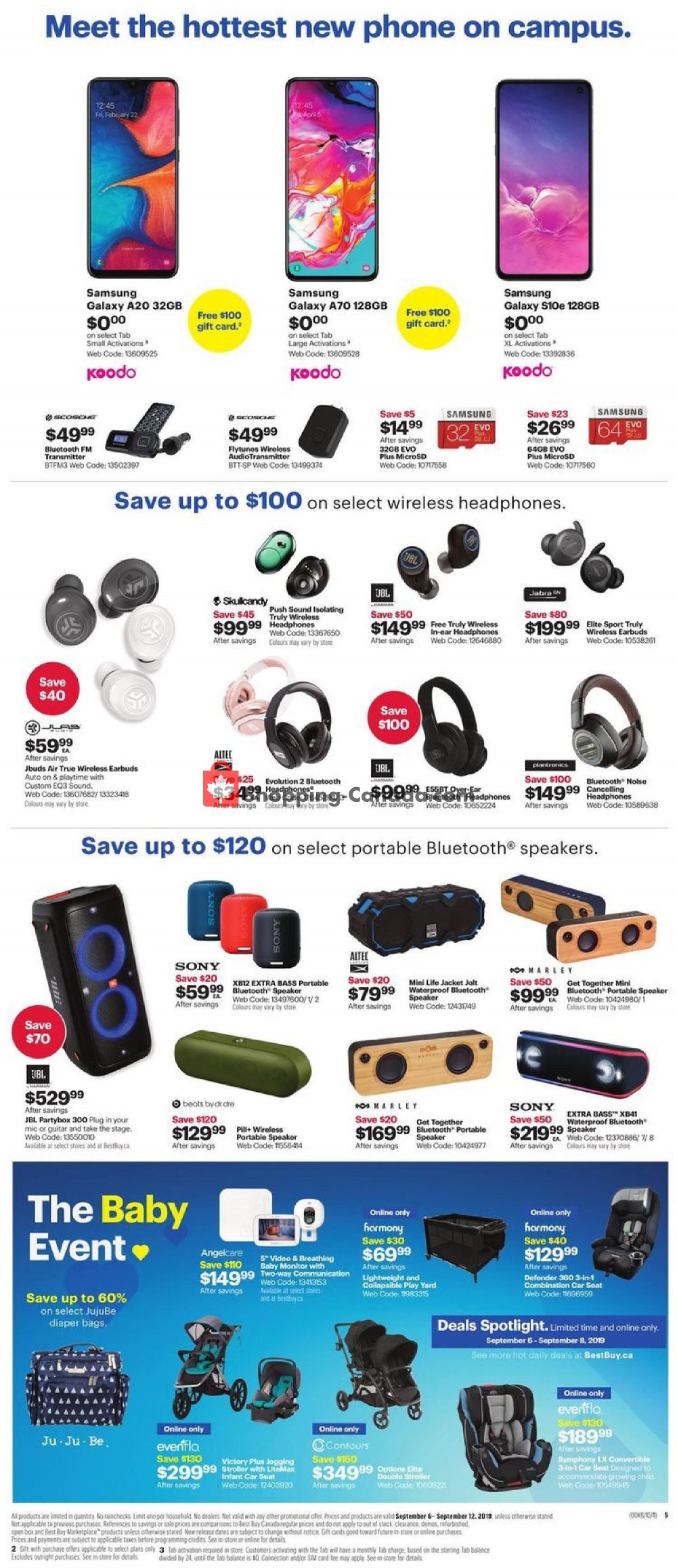 Best Buy flyer from Friday September 6, 2019 to Thursday September 12, 2019 - page 17