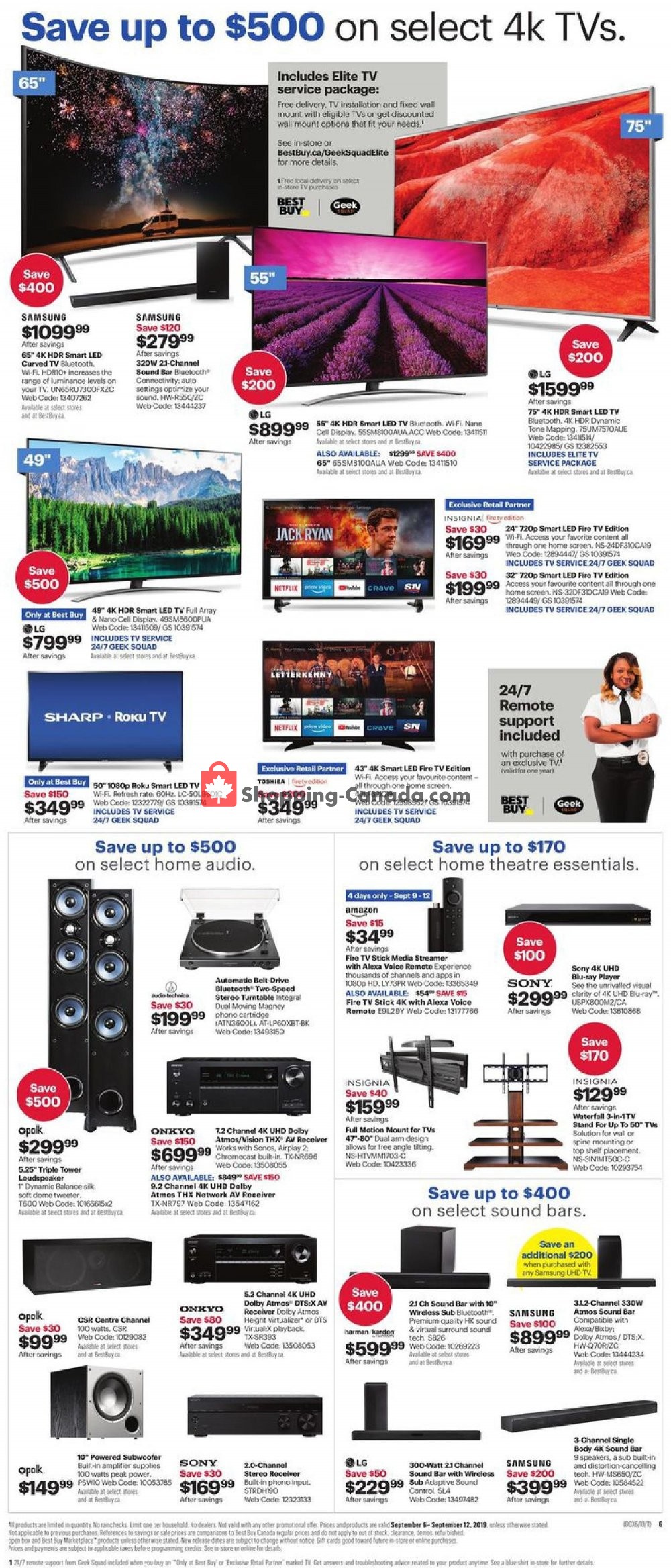Best Buy flyer from Friday September 6, 2019 to Thursday September 12, 2019 - page 20
