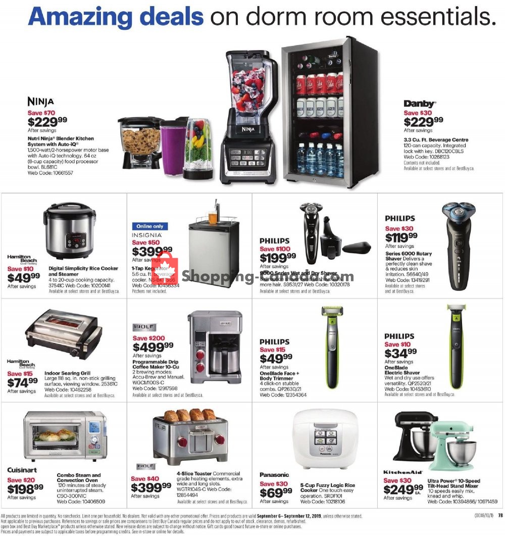 Best Buy flyer from Friday September 6, 2019 to Thursday September 12, 2019 - page 23