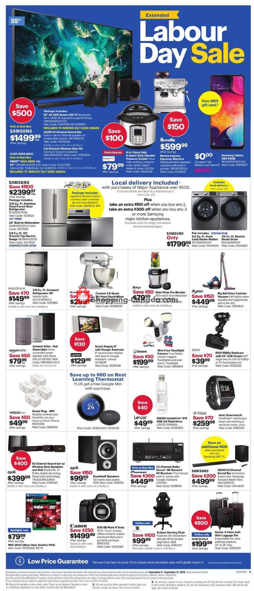 Best Buy flyer from Friday September 6, 2019 to Thursday September 12, 2019 - page 24