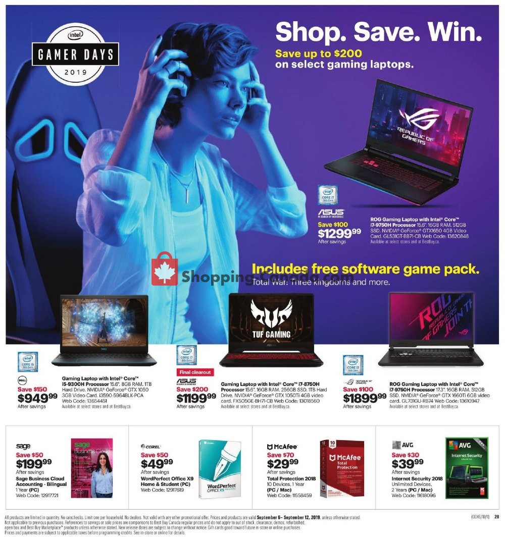 Best Buy flyer from Friday September 6, 2019 to Thursday September 12, 2019 - page 6