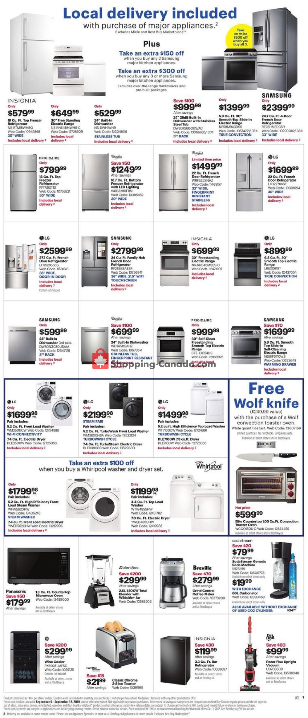 Best Buy flyer from Friday September 6, 2019 to Thursday September 12, 2019 - page 21
