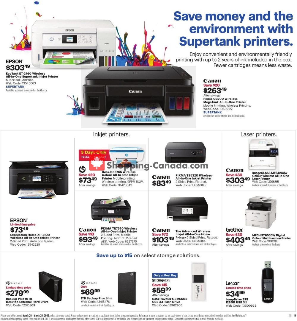 Best Buy flyer from Friday March 20, 2020 to Thursday March 26, 2020 - page 12