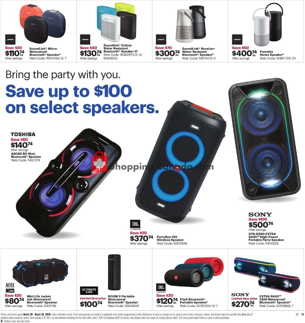 Best Buy flyer from Friday March 20, 2020 to Thursday March 26, 2020 - page 19