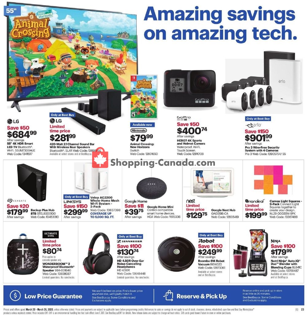 Best Buy flyer from Friday March 20, 2020 to Thursday March 26, 2020 - page 3