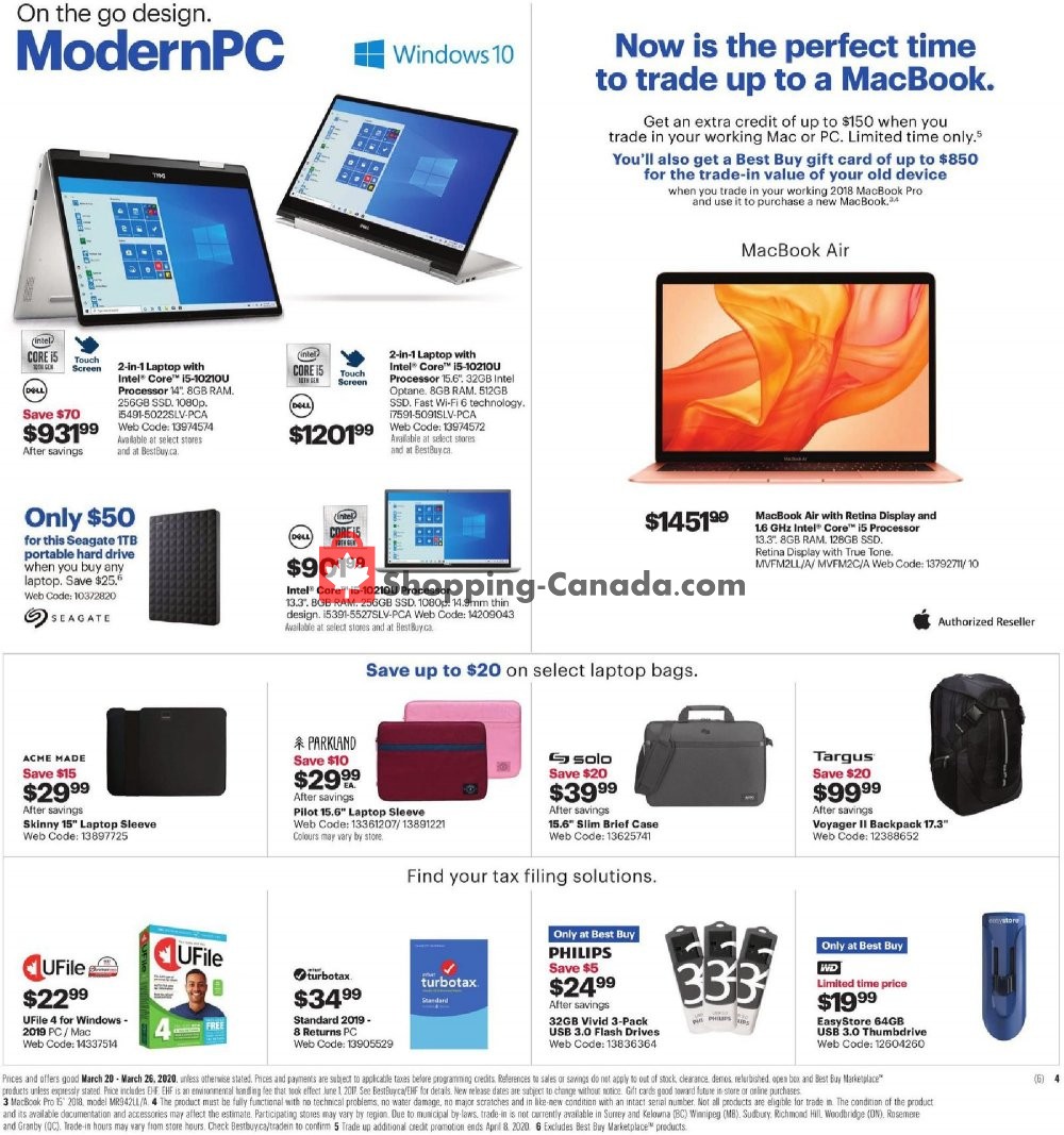 Best Buy flyer from Friday March 20, 2020 to Thursday March 26, 2020 - page 6