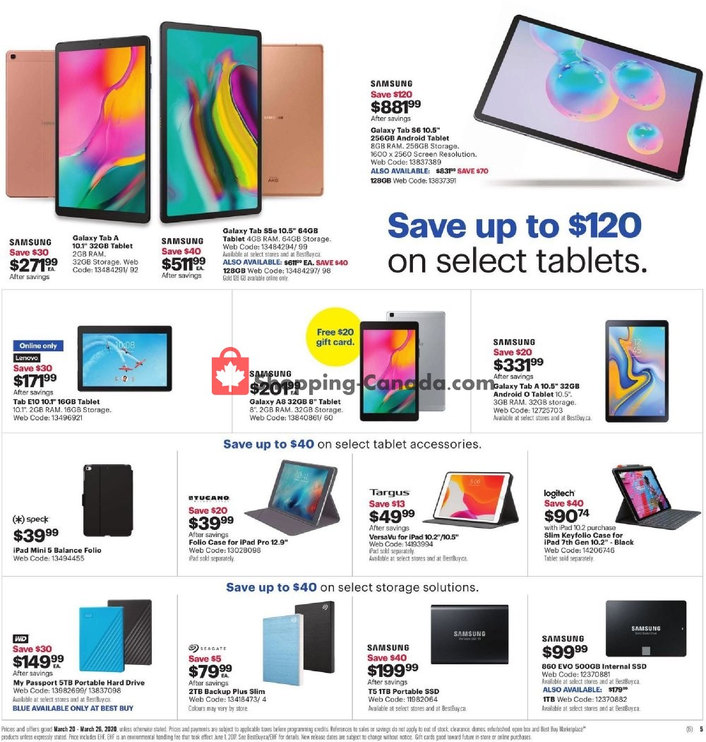 Best Buy flyer from Friday March 20, 2020 to Thursday March 26, 2020 - page 7