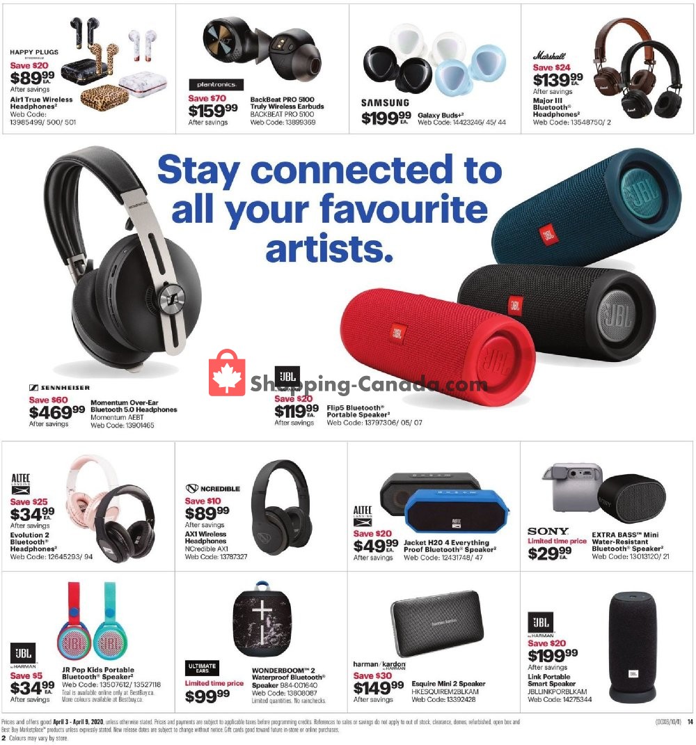 Best Buy flyer from Friday April 3, 2020 to Thursday April 9, 2020 - page 19