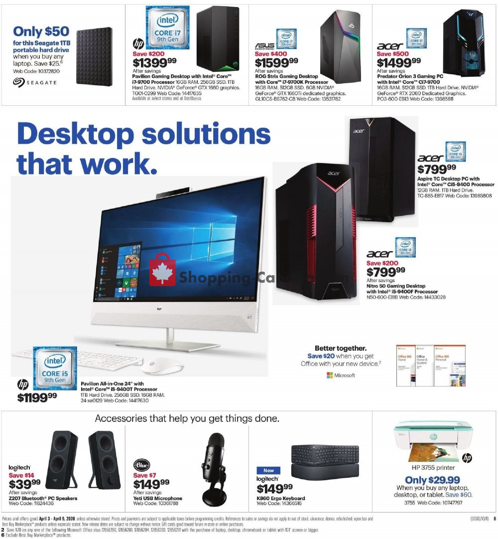 Best Buy flyer from Friday April 3, 2020 to Thursday April 9, 2020 - page 9