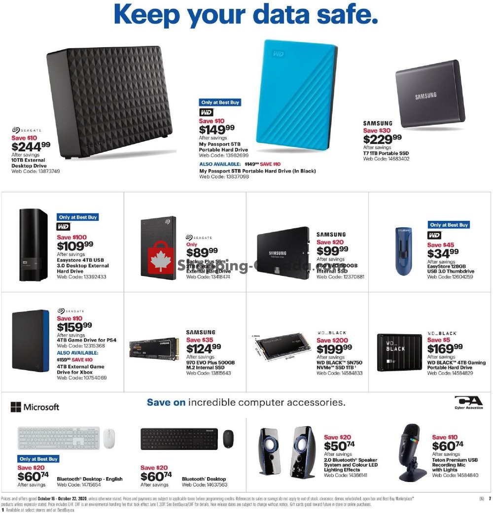 Best Buy flyer from Friday October 16, 2020 to Thursday October 22, 2020 - page 13
