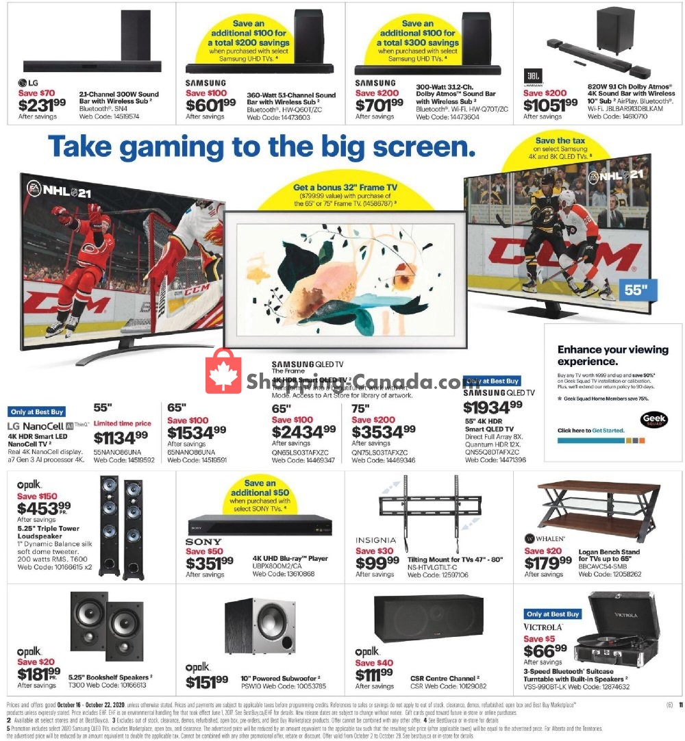 Best Buy flyer from Friday October 16, 2020 to Thursday October 22, 2020 - page 7
