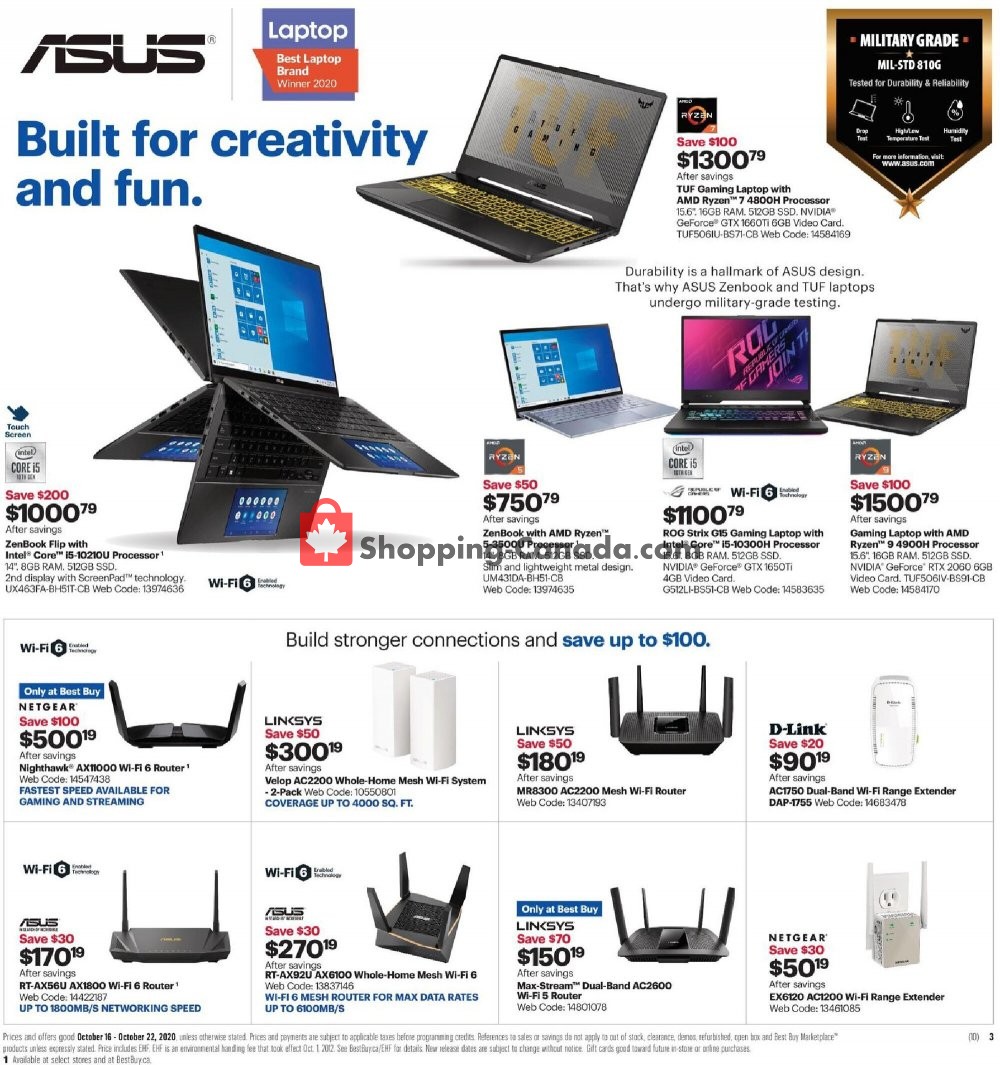 Best Buy flyer from Friday October 16, 2020 to Thursday October 22, 2020 - page 10