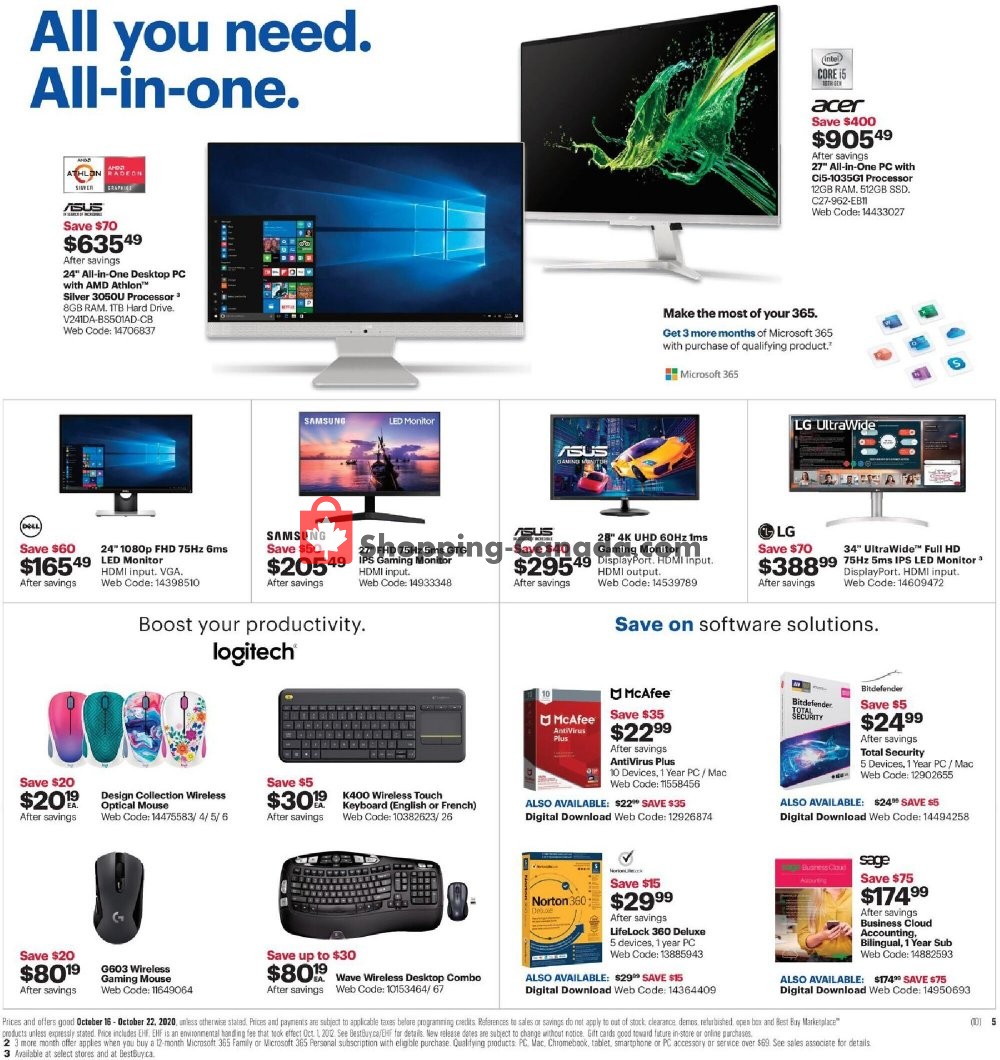 Best Buy flyer from Friday October 16, 2020 to Thursday October 22, 2020 - page 11