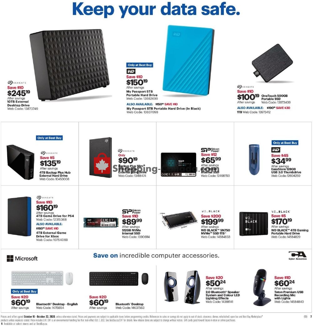 Best Buy flyer from Friday October 16, 2020 to Thursday October 22, 2020 - page 13