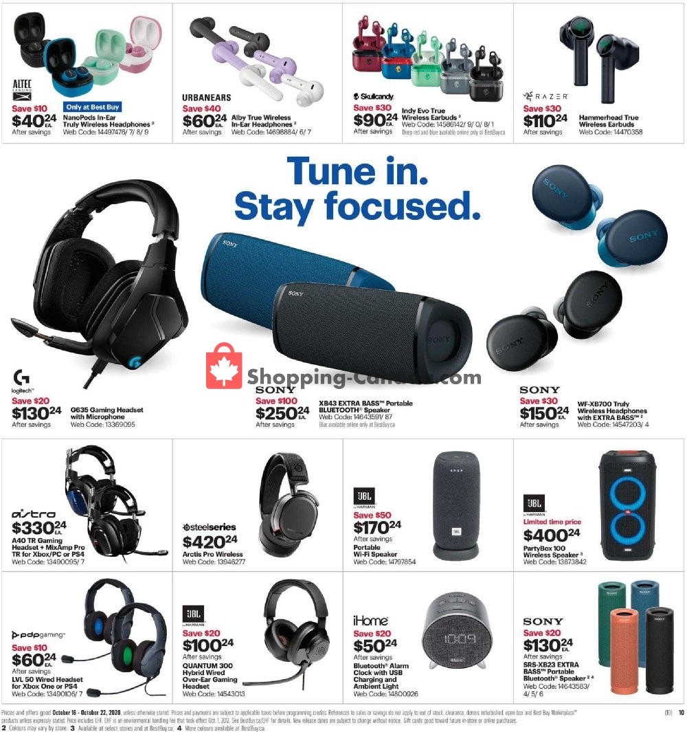 Best Buy flyer from Friday October 16, 2020 to Thursday October 22, 2020 - page 18