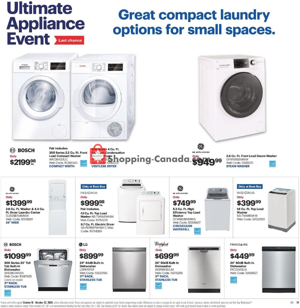 Best Buy flyer from Friday October 16, 2020 to Thursday October 22, 2020 - page 20