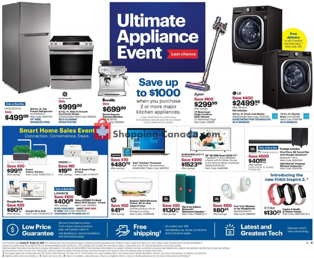 Best Buy flyer from Friday October 16, 2020 to Thursday October 22, 2020 - page 4