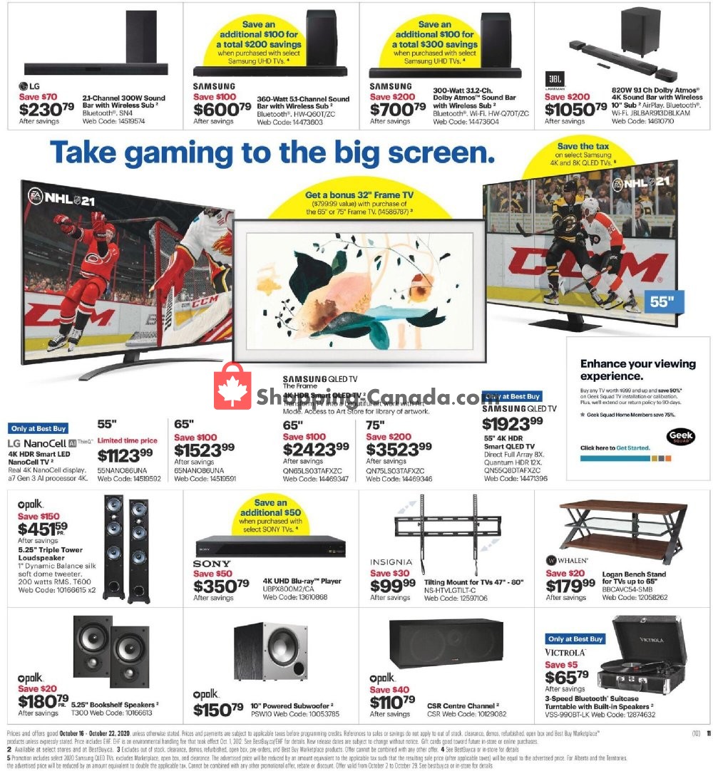 Best Buy flyer from Friday October 16, 2020 to Thursday October 22, 2020 - page 7