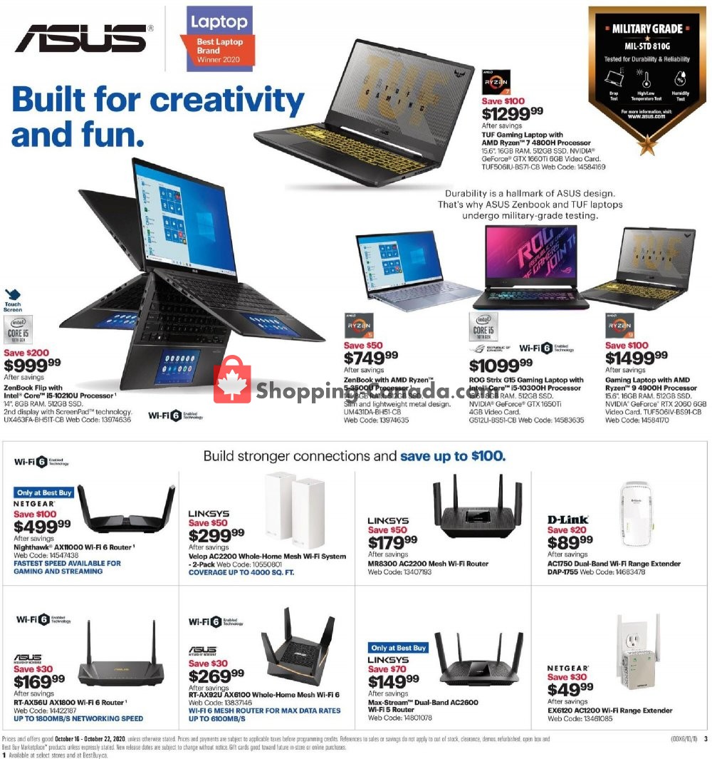 Best Buy flyer from Friday October 16, 2020 to Thursday October 22, 2020 - page 10